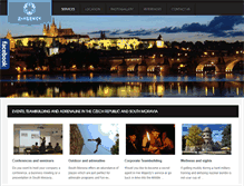 Tablet Screenshot of czech-events.com